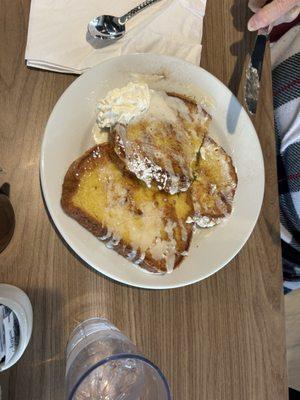 Cinnamon roll French toast