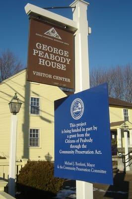 Exterior of the George Peabody House Museum