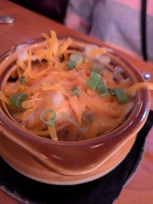 Potato soup at Jekyll and Hyde Taphouse Grill, Belmont