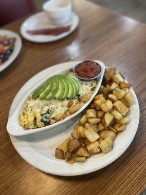 Bacon Avocado Scramble