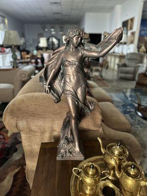 reproduction of "La Grace" by French sculptor Eugène Marioton (1854-1933)