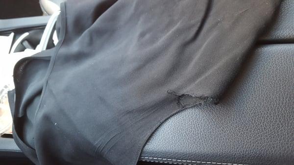 Cleaner place damaged my silk dress. Dont trust this location.