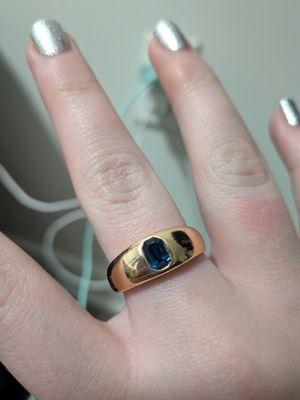 The emerald literally is blue now. So mad