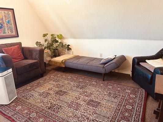 Chair or psychoanalytic couch.