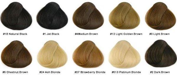 Colored Hair ponytails