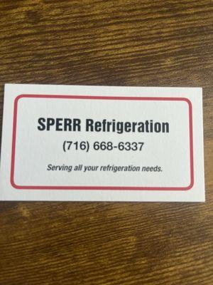 Sperr Refrigeration Techs