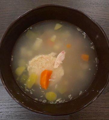 Matzah ball soup
