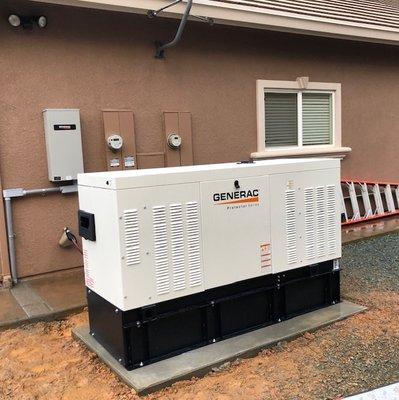 Generac generator installation