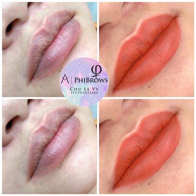 Only PMU will make your lips look beautiful all the time. With our signature technique it will be painless and your lips won't get puffy.