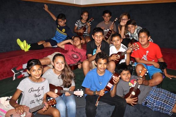 Learning through the Fine Arts is important. At the Club, we offer access to various instruments & sessions on how to play them.