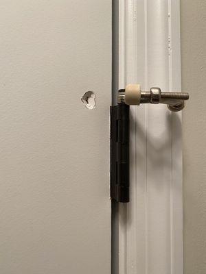 Damaged door