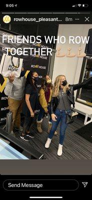 Oh yea friends who row together