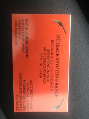 Outback Shooting Range