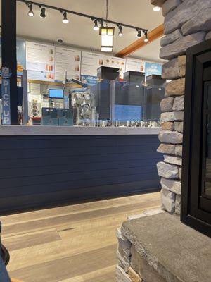 Interior of coffee shop