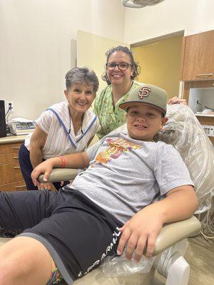 The dream team!! Dr.Barbara and Gladys!!