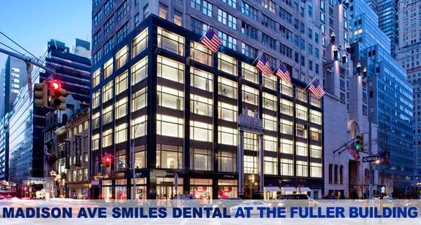 We are located at 595 Madison Ave, New York, NY 10022 at the Fuller Building