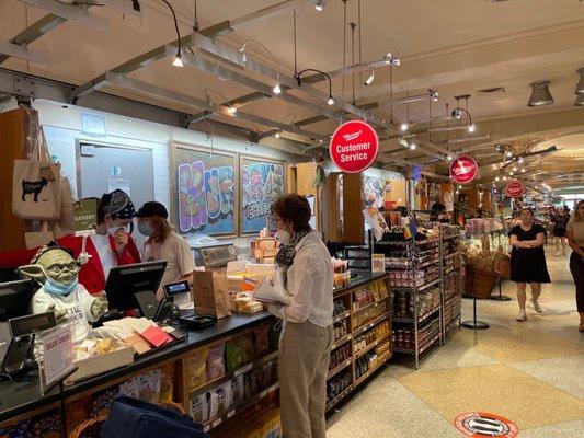 This is where you pay but the selection is huge