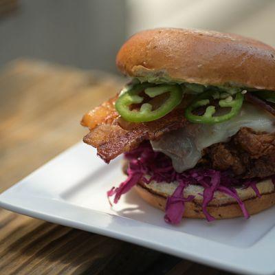 Cluck's Deluxe Fried Chicken Sandwich