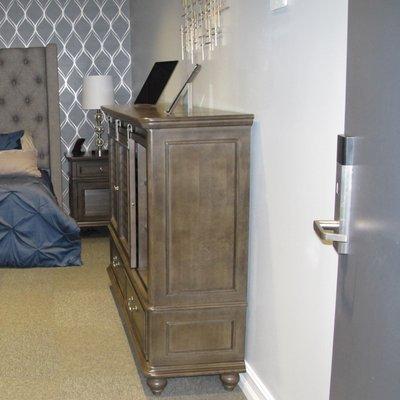 Access control door locking systems in Corserva's Concept Center