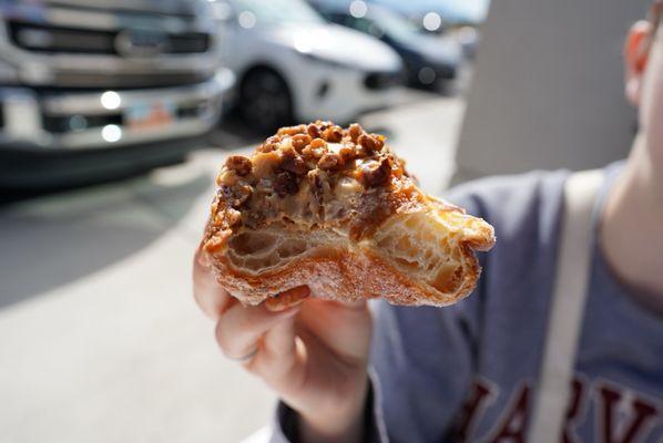 Butter Pecan Praline Layered Doughnut