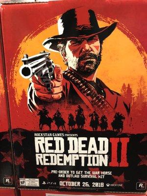 10/15/18. Monday morning. Red Dead 2. Out soon!