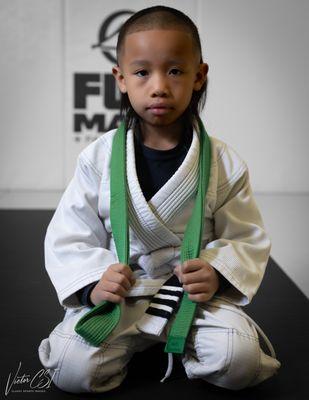 The blend between the two art forms.