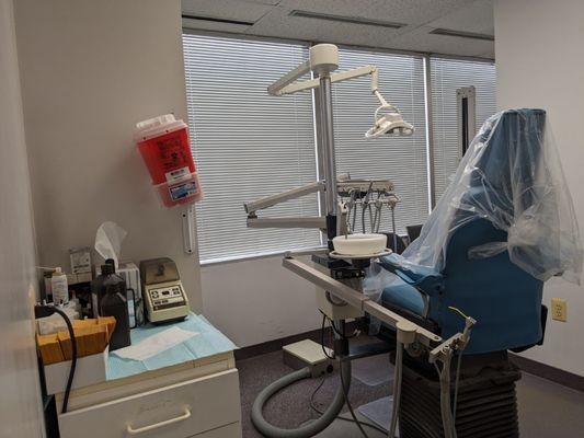 Dental office setup.