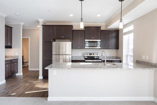 Stunning kitchens with updated & energy-efficient appliances.