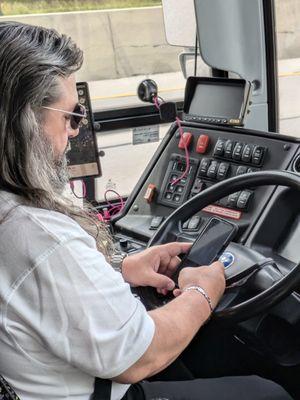 This was THROUGHOUT the drive, not just a few glances here and there