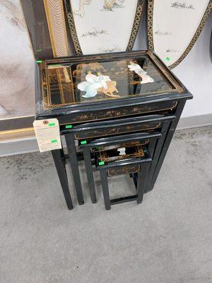 Oriental Nesting Tables $200