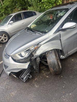 After it was at their tow company for 1 night