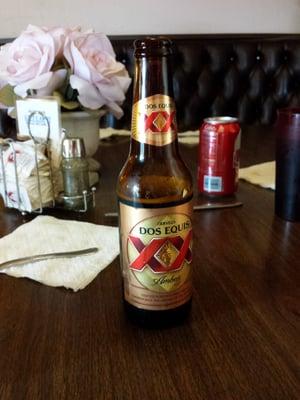 Dos equis to start.