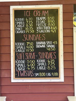 $16.50 for 2 kiddie ice creams with one topping. You guys milking golden cows?