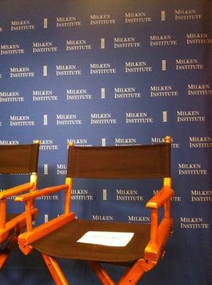 Maybe there will be a seat reserved for you at a future gathering at the Milken Institute.