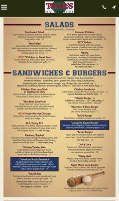 Current menu