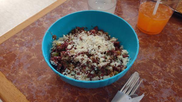 This is a Make Your Own Bowl - including corn beef!