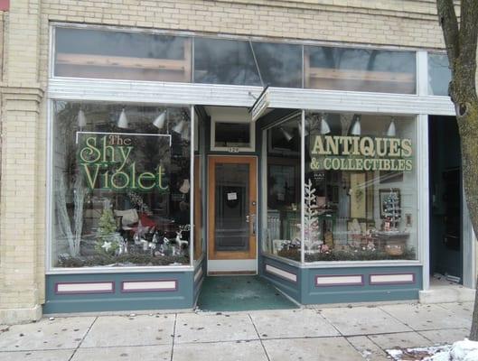 Easy to find, the Shy Violet is located in the heart of historic downtown Burlington.