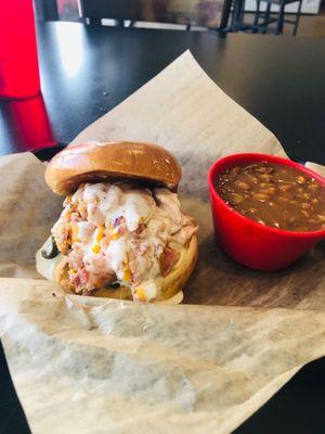 Chicken bacon ranch sandwich. Excellent.