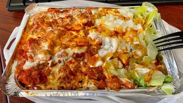 Chicken Over Rice Platter