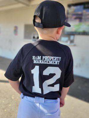 H&M Property Management is proud sponsors of Hollister Little League.