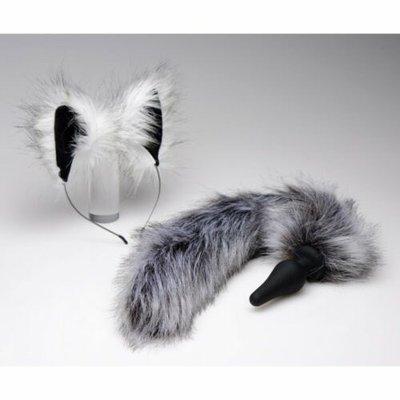 Fox ears and tail