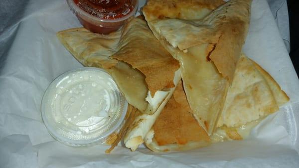 The 'quesadilla' how do you mess up something that basic?