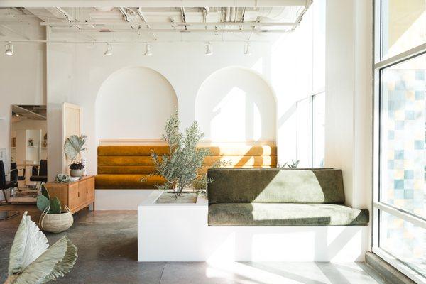 The design process is one of our passions. Some of our work for Raven and Sage Salon