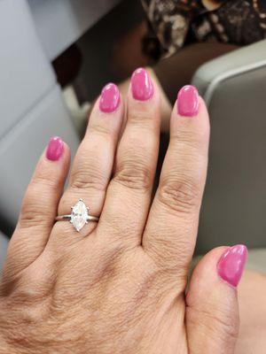 Fresh new nails  thank you Linda