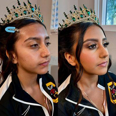 Quinceañera makeup