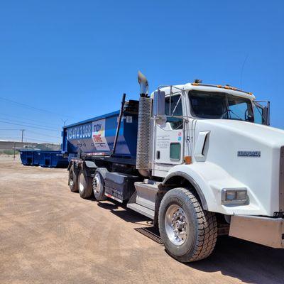 Dumpster ready to go