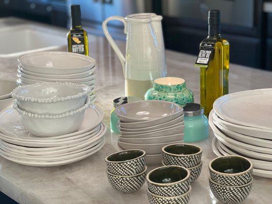 They have so many interesting things to buy - plates were inexpensive and elegant!