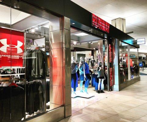 Namebrand apparel at the airport