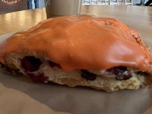 Orange cranberry scone
