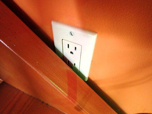 I guess they thought at least one of the outlets was still usable.